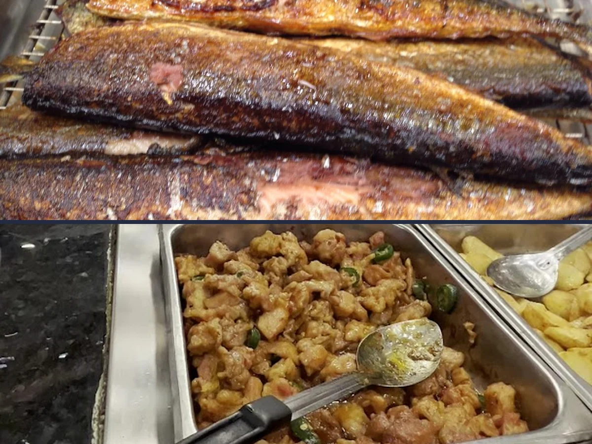 Sushi and hibachi fare on display